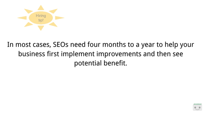 SEOで成果が出るまでの期間