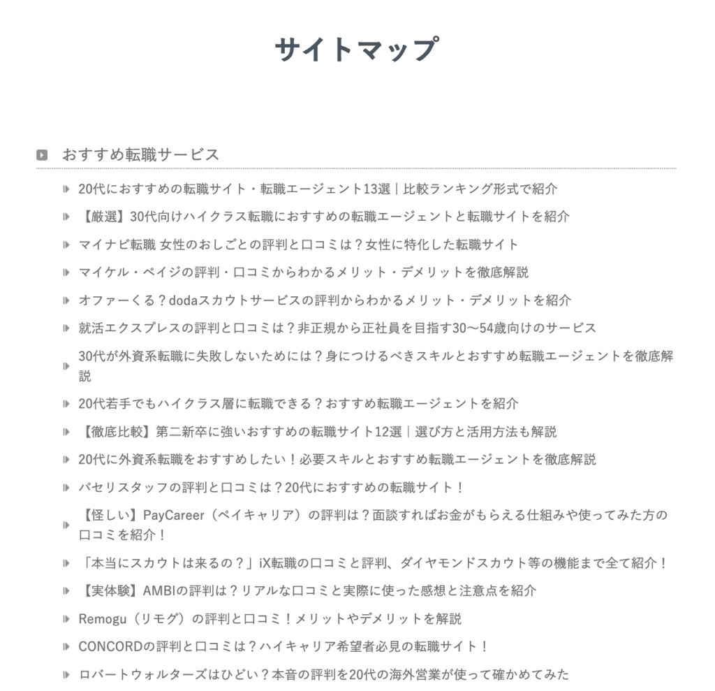 サイトマップ