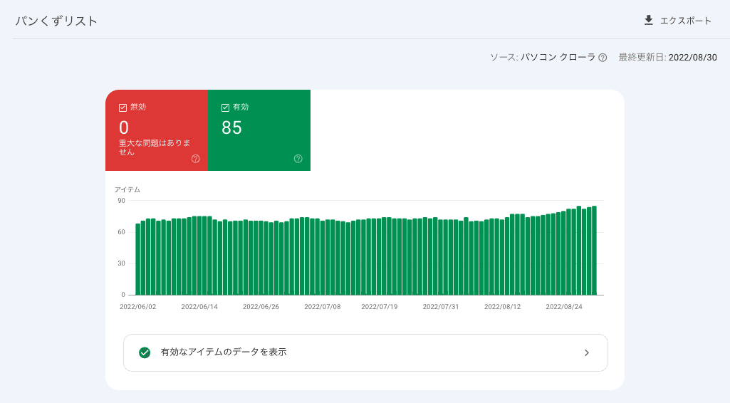 構造化データ