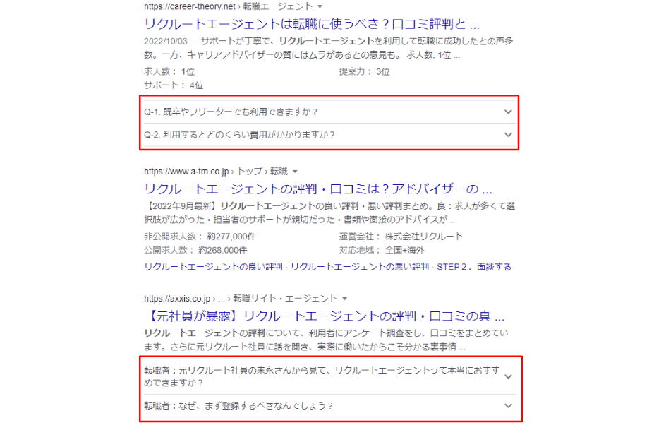 構造化データ表示
