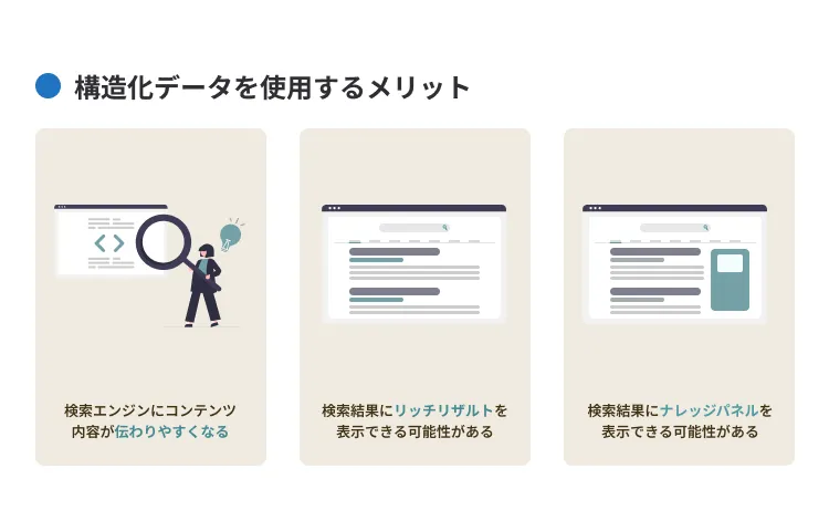 構造化データを使用するメリット